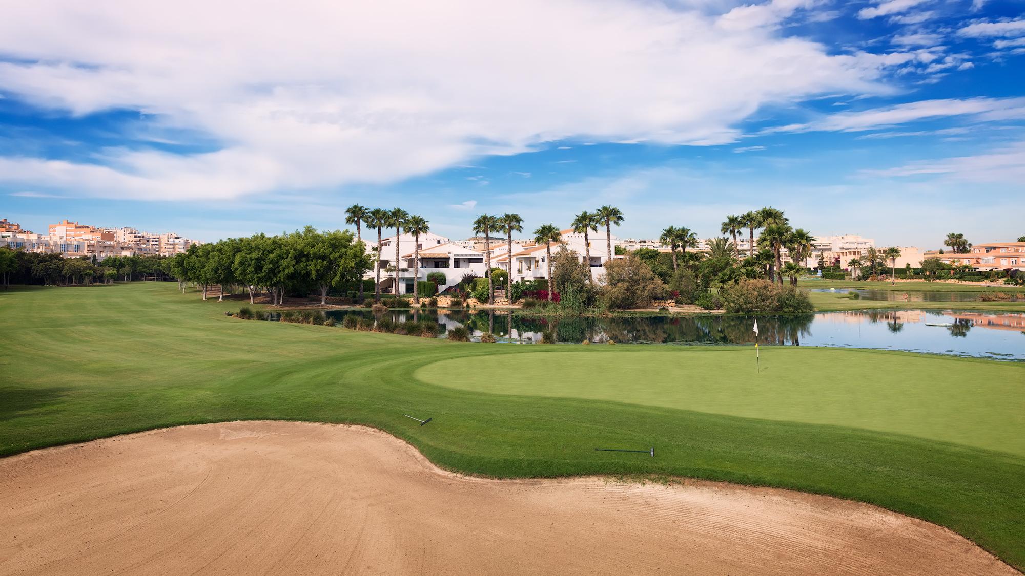 The Alicante Golf Club's beautiful golf course within amazing Costa Blanca.