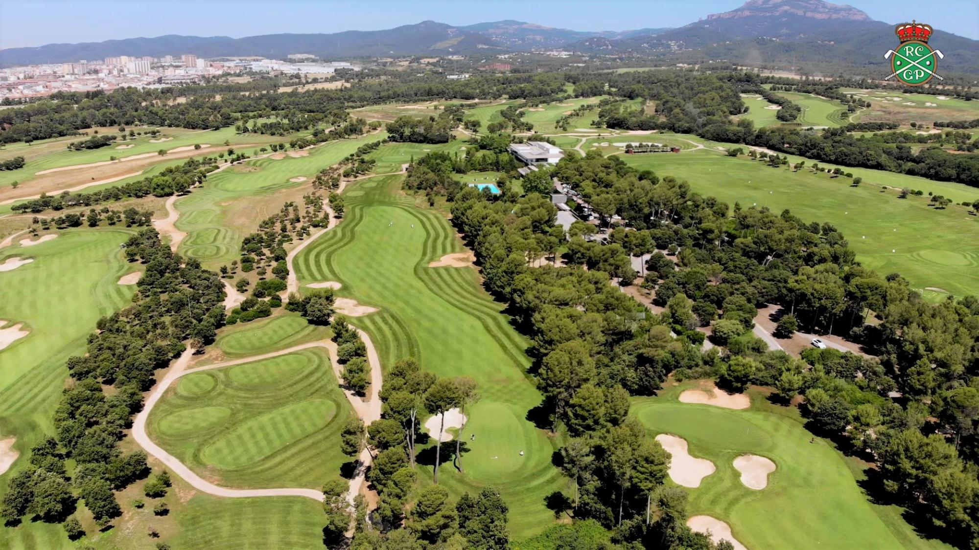 The El Prat Golf Club's beautiful golf course situated in marvelous Costa Brava.