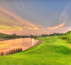 The St Andrews 2000 Country Club's scenic golf course in vibrant Pattaya.