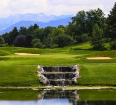 All The Evian Resort Golf Club's beautiful golf course situated in vibrant French Alps.