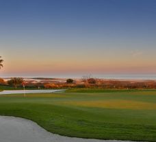 The Quinta da Ria Golf Course's scenic golf course in vibrant Algarve.