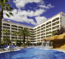 The H10 Salou Princess's picturesque main pool in dazzling Costa Dorada.