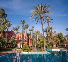 View Hotel Kenzi Farah's scenic main pool in impressive Morocco.