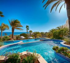 The Corallium Dunamar Hotel's beautiful main pool situated in marvelous Gran Canaria.