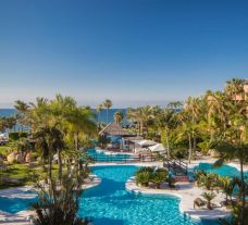 The Kempinski Hotel Bahia's impressive main pool within brilliant Costa Del Sol.