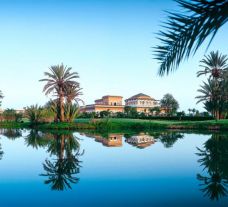 The Palmeraie Palace's scenic hotel in gorgeous Morocco.