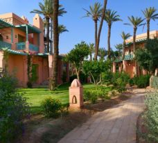 The Palmeraie Village's scenic hotel in sensational Morocco.