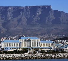 The Table Bay Hotel's scenic view of the Table Mountain in sensational South Africa.