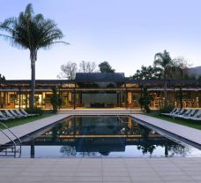 The Vineyard Hotel's lovely main pool within stunning South Africa.