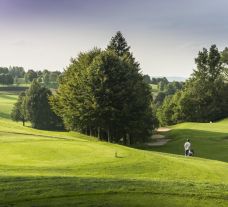The St Wolfgang Golf Course Uttlau's scenic golf course in spectacular Germany.