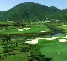 The Sanya Luhuitou Golf Course's lovely golf course in gorgeous China.