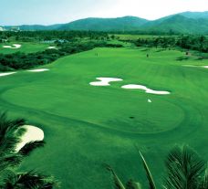 Yalong Bay Golf Club's impressive golf course in astounding China.