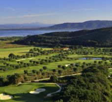 The Argentario Golf Club's impressive golf course situated in gorgeous Tuscany.