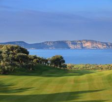 The Costa Navarino - The Bay Course's impressive golf course situated in pleasing Greece.