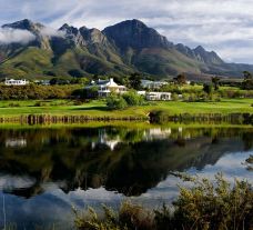 Erinvale Golf Club's impressive golf course situated in spectacular South Africa.