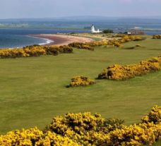 The Fortrose  Rosemarkie Golf Club's picturesque golf course situated in impressive Scotland.