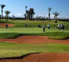 View Golf Amelkis's lovely golf course within impressive Morocco.