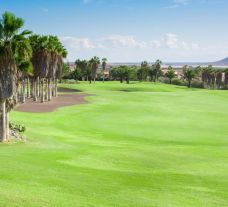 The Golf del Sur's lovely golf course situated in staggering Tenerife.