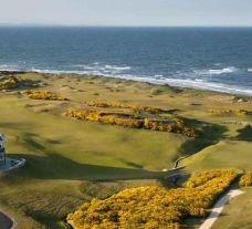 View Kingsbarns Golf Links's picturesque golf course within striking Scotland.