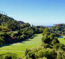 The Los Arqueros Golf Course's picturesque golf course within magnificent Costa Del Sol.