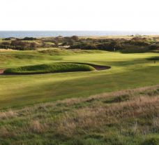 View Lundin Golf Club's beautiful golf course in striking Scotland.