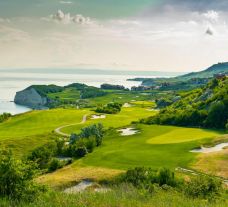 View Thracian Cliffs Golf Club's lovely golf course within dramatic Black Sea Coast.