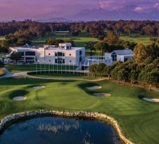 The Antalya Golf Club Sultan Course's lovely golf course in dramatic Belek.