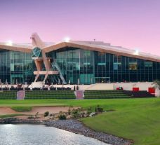 All The Abu Dhabi Golf Club's impressive golf course in faultless Abu Dhabi.