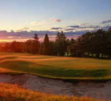 The The Duke's, St Andrews's scenic golf course in vibrant Scotland.