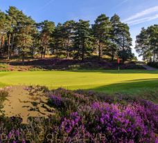 The Sunningdale Golf Club's beautiful golf course in magnificent Surrey.