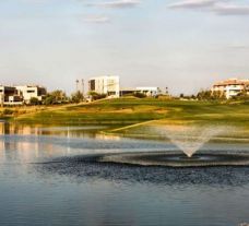 The The Montgomerie Marrakech's scenic golf course in vibrant Morocco.