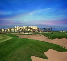 View Mazagan Golf Club's scenic golf course situated in vibrant Morocco.