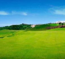 The Alcaidesa Heathland Course's picturesque golf course in pleasing Costa Del Sol.