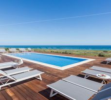 The Onyria Palmares Beach House Hotel's picturesque main pool in gorgeous Algarve.