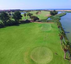 The Salgados Golf Course's lovely golf course in striking Algarve.