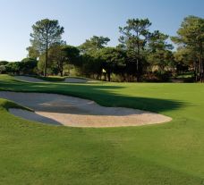 The San Lorenzo Golf Course's scenic golf course in sensational Algarve.