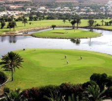 The Almerimar Golf Club's picturesque golf course situated in impressive Costa Almeria.