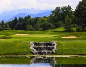 All The Evian Resort Golf Club's beautiful golf course situated in vibrant French Alps.