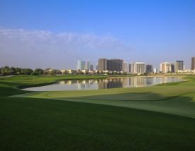 The Els Club's beautiful golf course in magnificent Dubai.