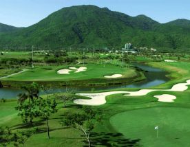 The Sanya Luhuitou Golf Course's lovely golf course in gorgeous China.