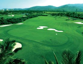 Yalong Bay Golf Club's impressive golf course in astounding China.