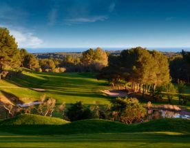The Costa Dorada Golf Club's impressive golf course in incredible Costa Dorada.
