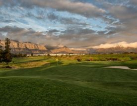 The De Zalze Golf Club's beautiful golf course within staggering South Africa.
