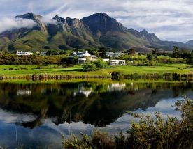 Erinvale Golf Club's impressive golf course situated in spectacular South Africa.