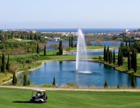 The Los Flamingos Golf Course's beautiful golf course in sensational Costa Del Sol.