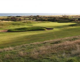 View Lundin Golf Club's beautiful golf course in striking Scotland.