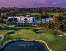 The Antalya Golf Club Sultan Course's lovely golf course in dramatic Belek.