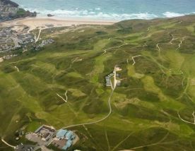 Perranporth golf course in top 100 links courses in England