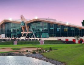 All The Abu Dhabi Golf Club's impressive golf course in faultless Abu Dhabi.