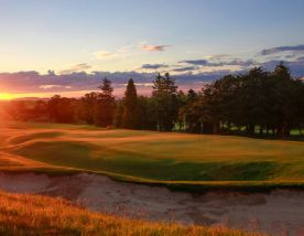 The The Duke's, St Andrews's scenic golf course in vibrant Scotland.